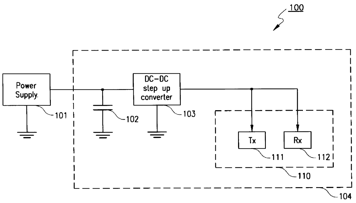 Electrical power management system providing momentarily high power to a load