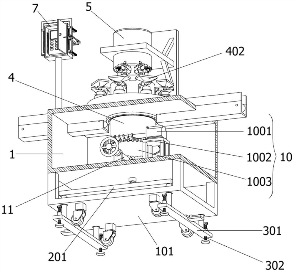 Rotary equivalent filling equipment for medicine processing