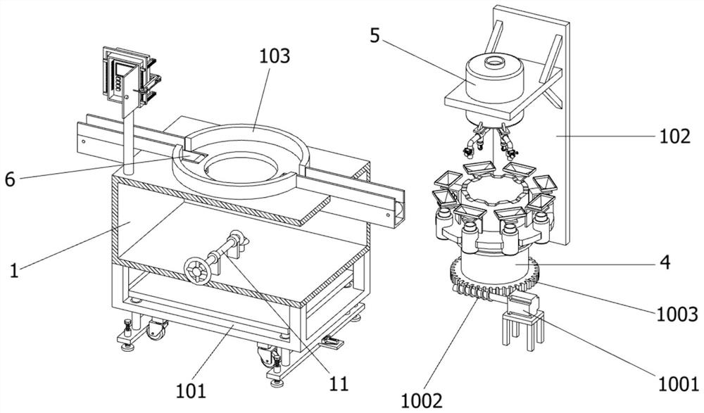 Rotary equivalent filling equipment for medicine processing