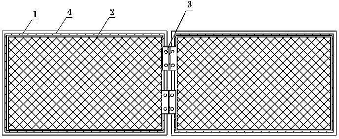 Viscous breeding fish fry hatching mesh and hatching method