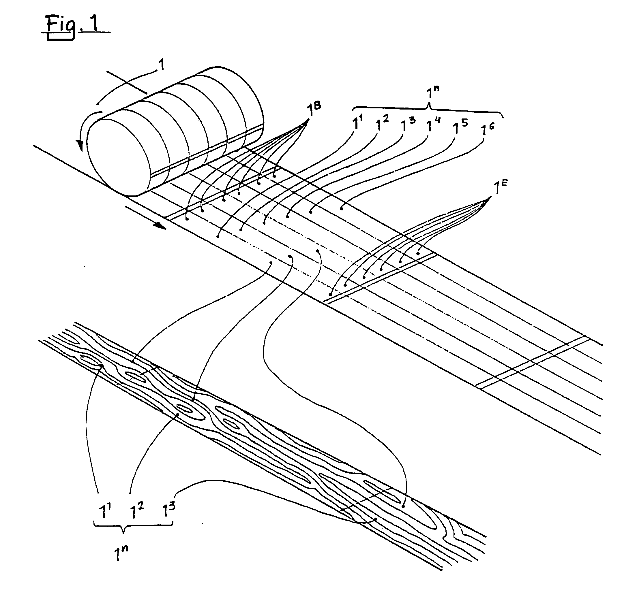 Process for the manufacturing of panels having a decorative surface