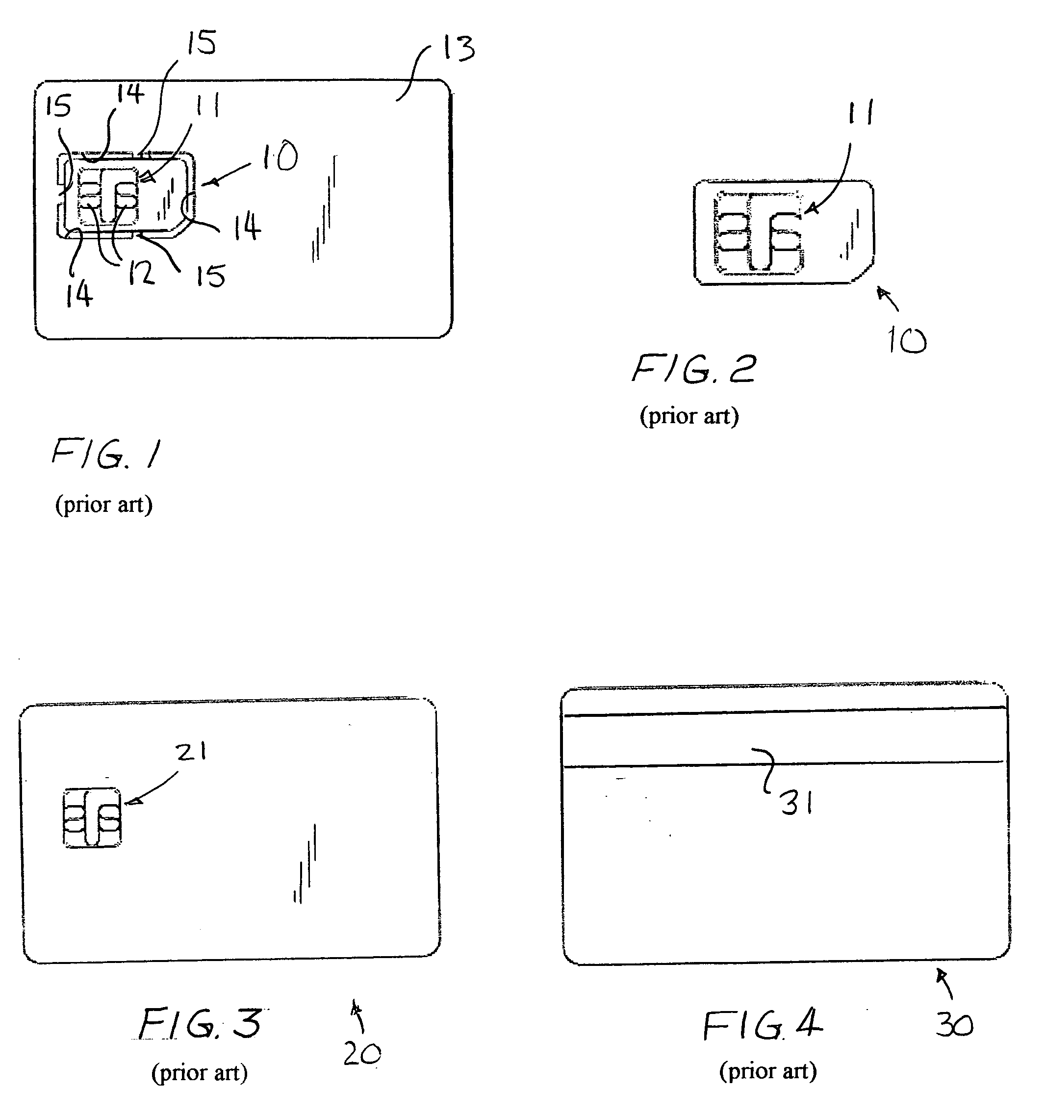 Specially shaped smart card for compact applications