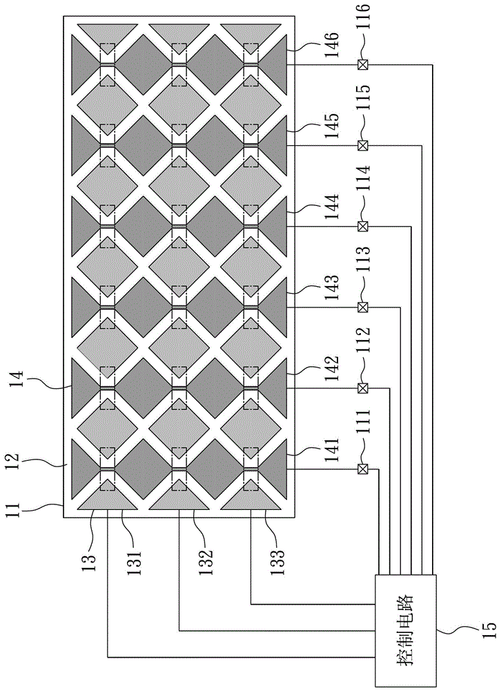 Touch panel, touch device and touch point detection method