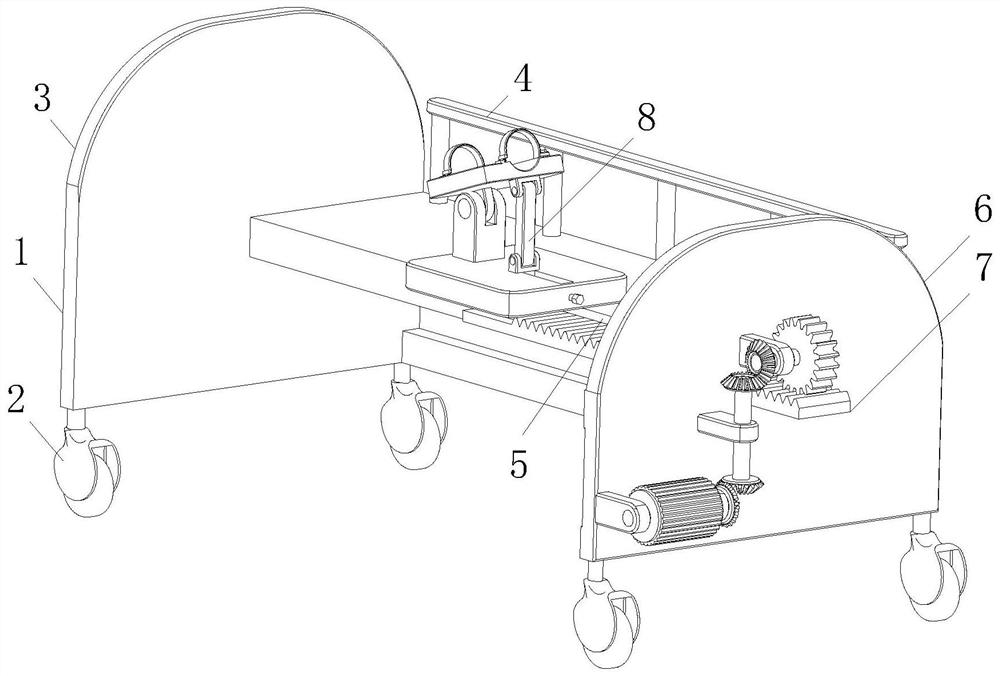 Leg supporting device convenient to adjust and used for medical instrument