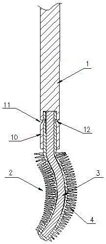 Curved Eyelash Brush Head