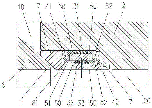 A high temperature double piston fixed ball valve