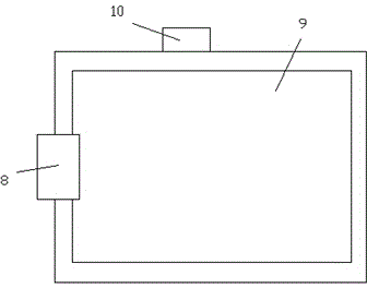 Circuit board plug-in subassembly with LED indicator light