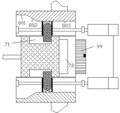 Circuit board plug-in subassembly with LED indicator light