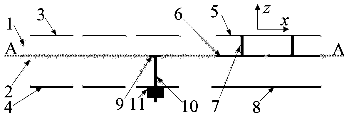 A Broadband Endfire Antenna Based on Surface Wave Guide and High Impedance Surface