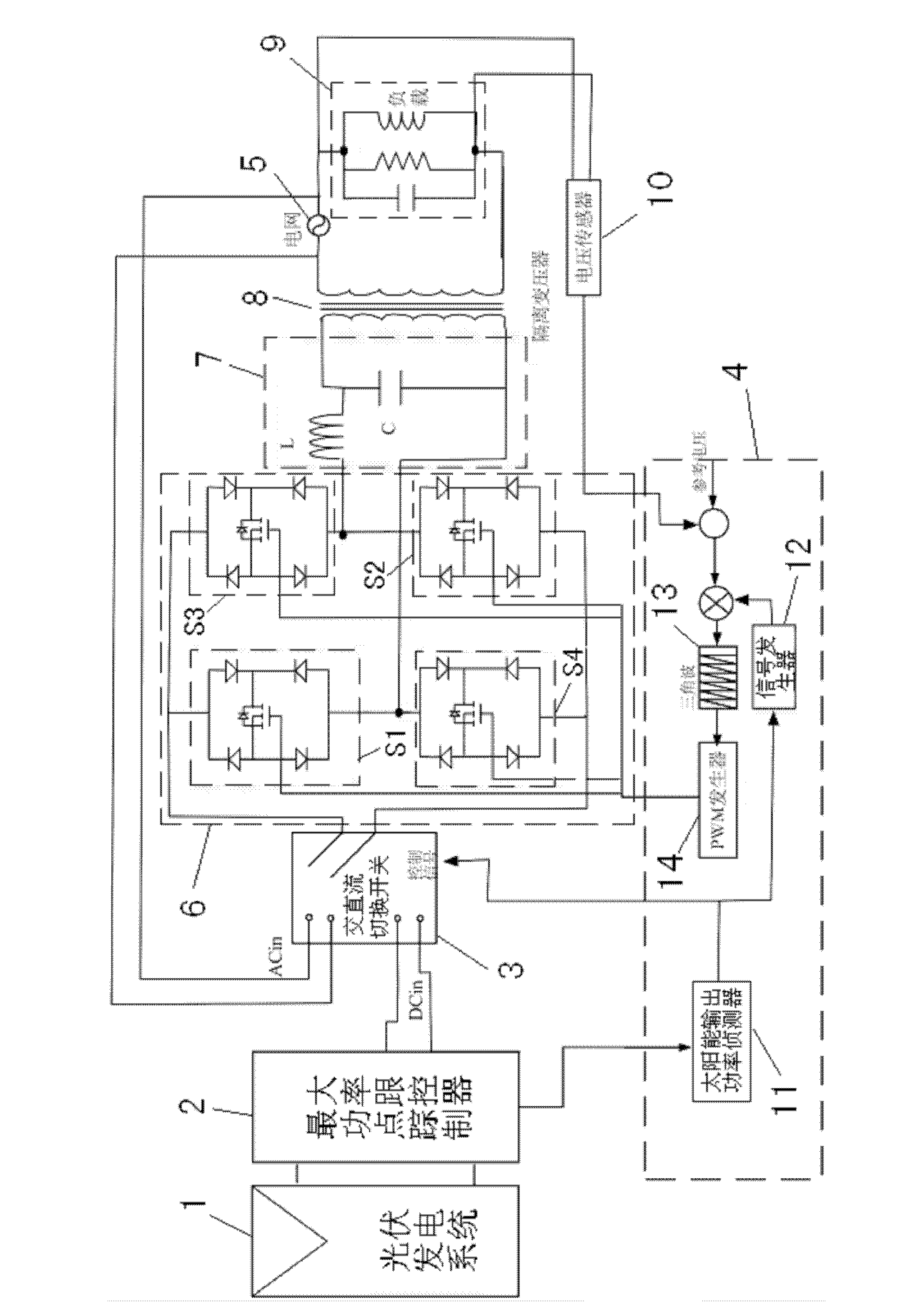 Photovoltaic power generation voltage stabilizer