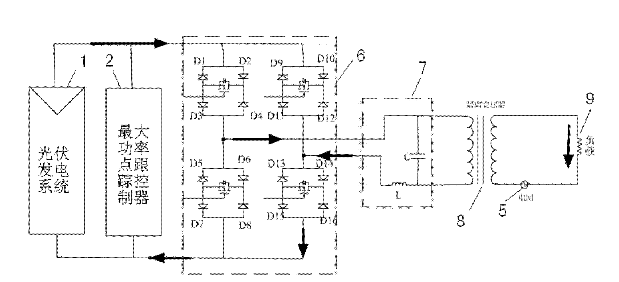 Photovoltaic power generation voltage stabilizer