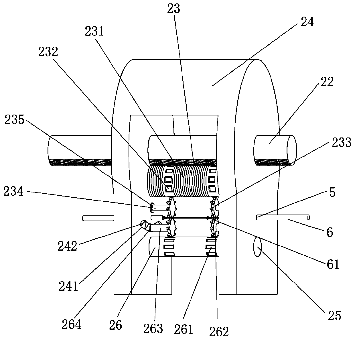 An underwater robot umbilical cable installation release recovery device