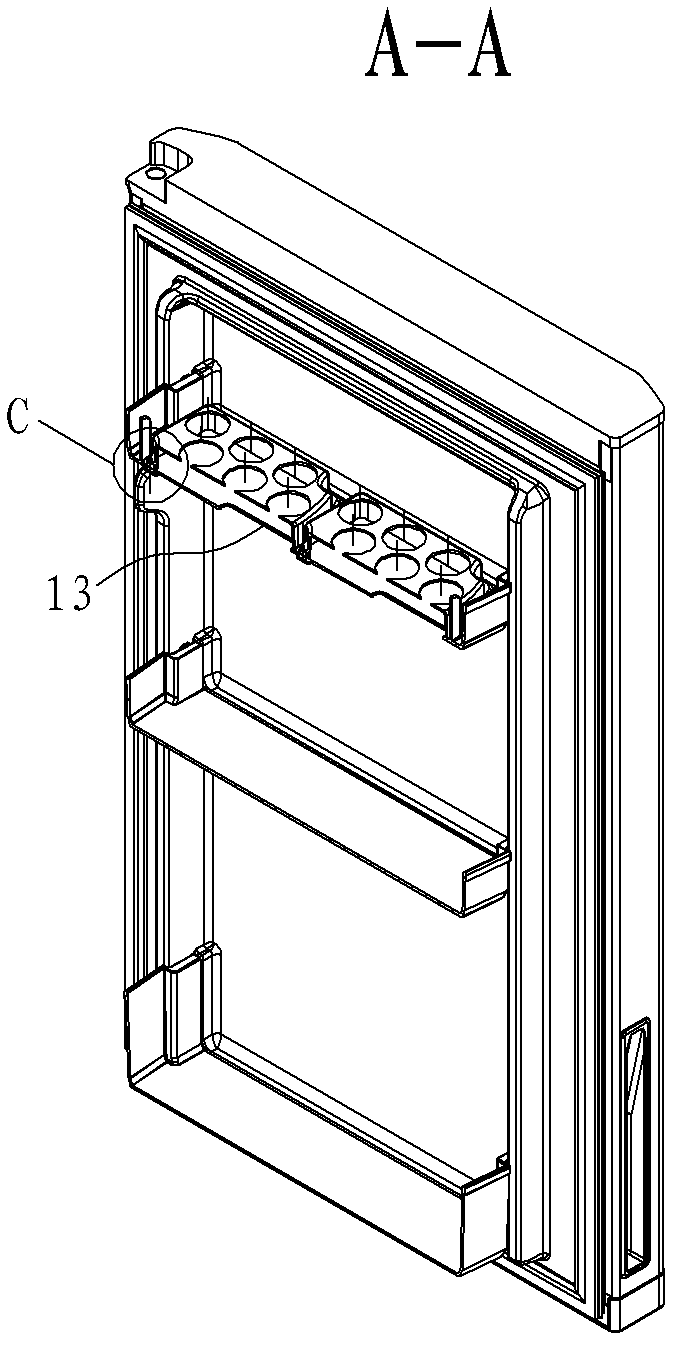 Egg rack assembly used for refrigerator and refrigerator with same