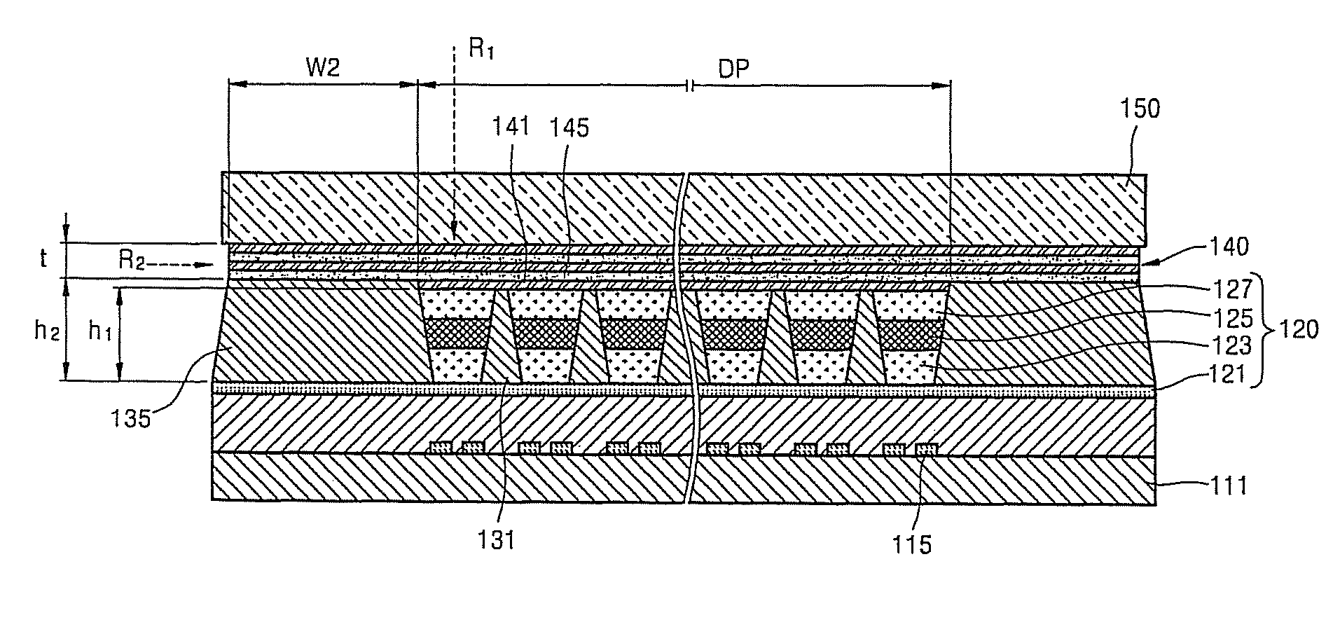 Flat panel display device and method thereof