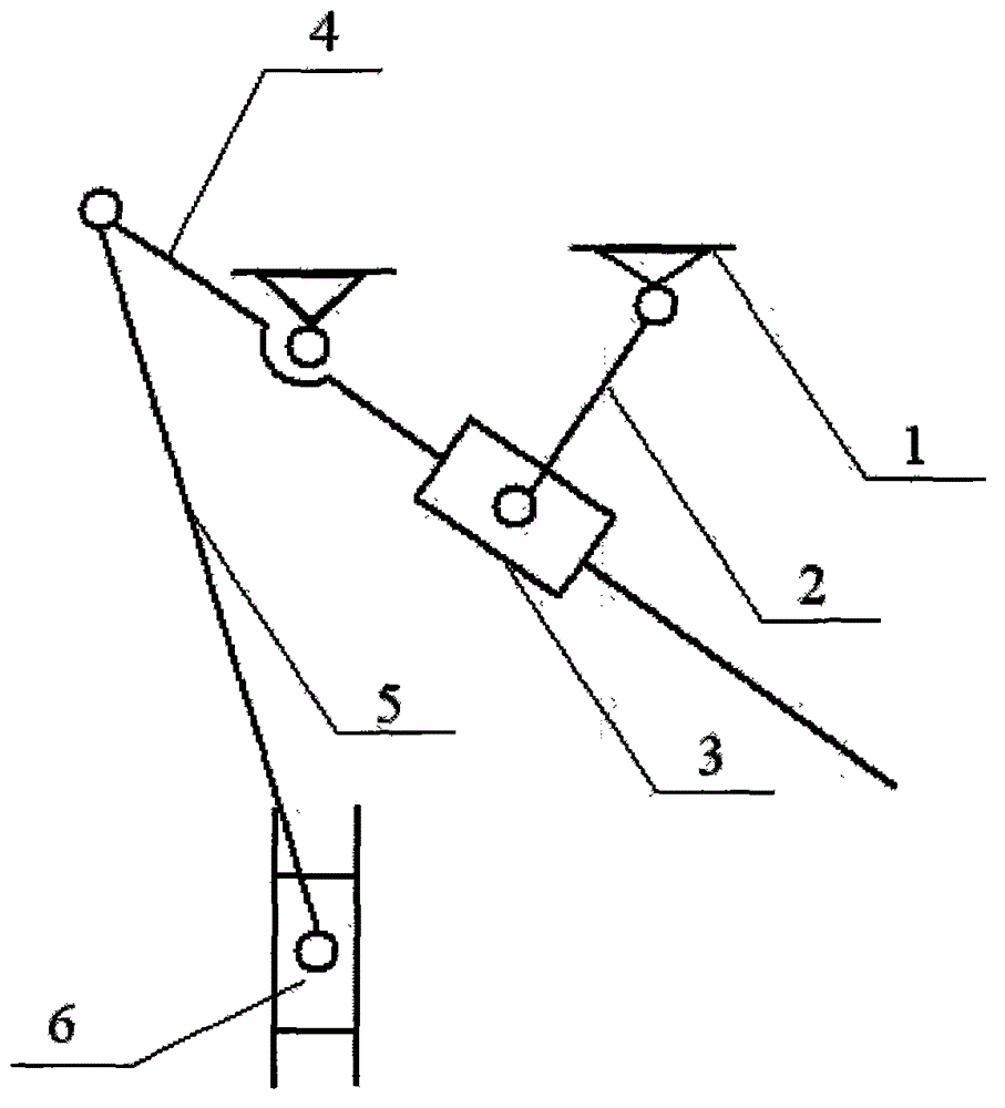 Connecting rod press machine with swinging guide rod