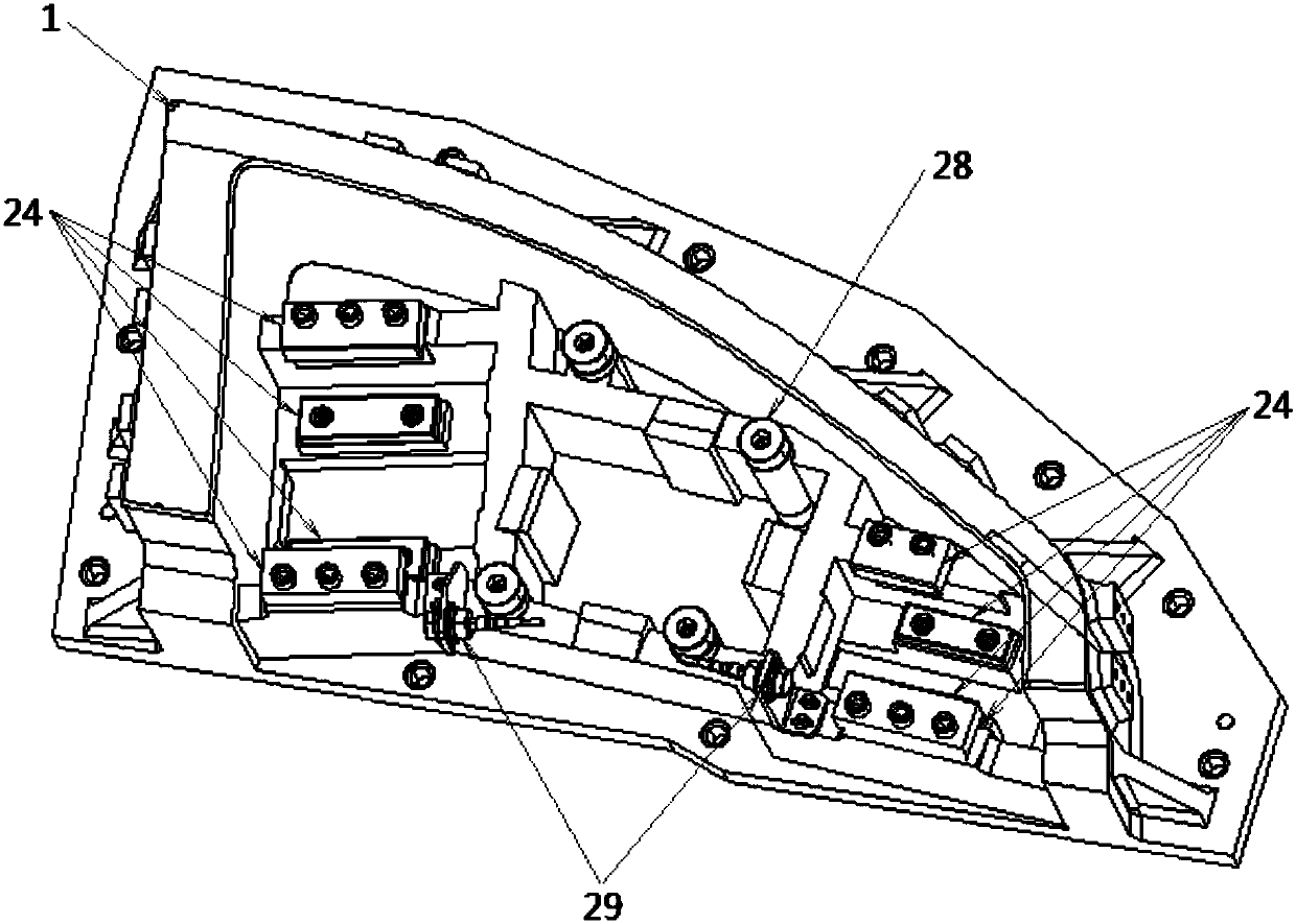 A light-weight automatic door inner and outer panel hemming device