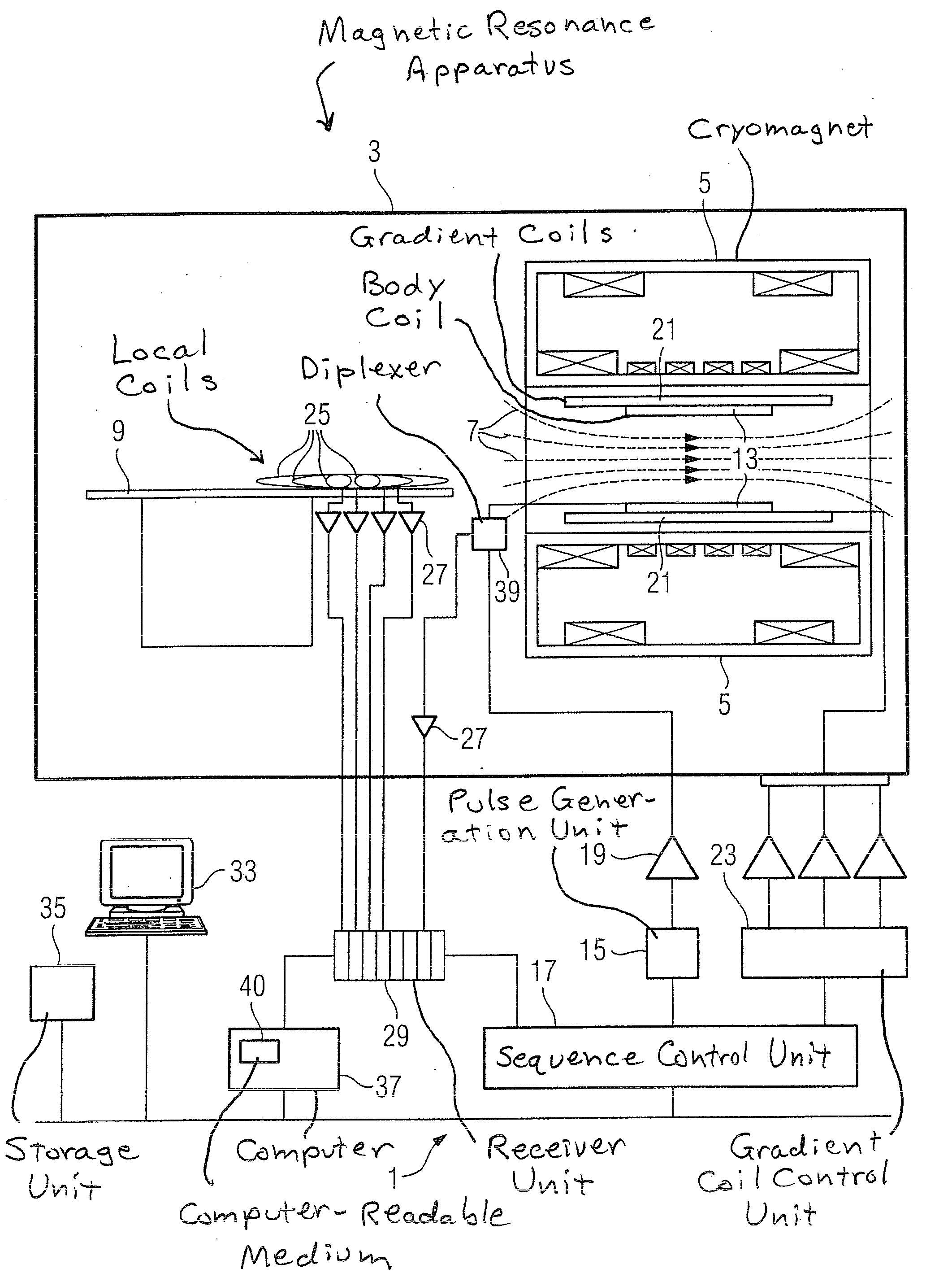 Magnetic resonance method and apparatus to generate an image using a parallel acquisition technique