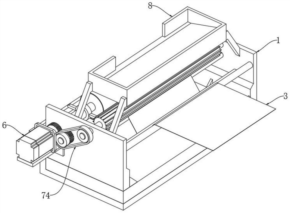 Winding device for polyethylene plastic film production