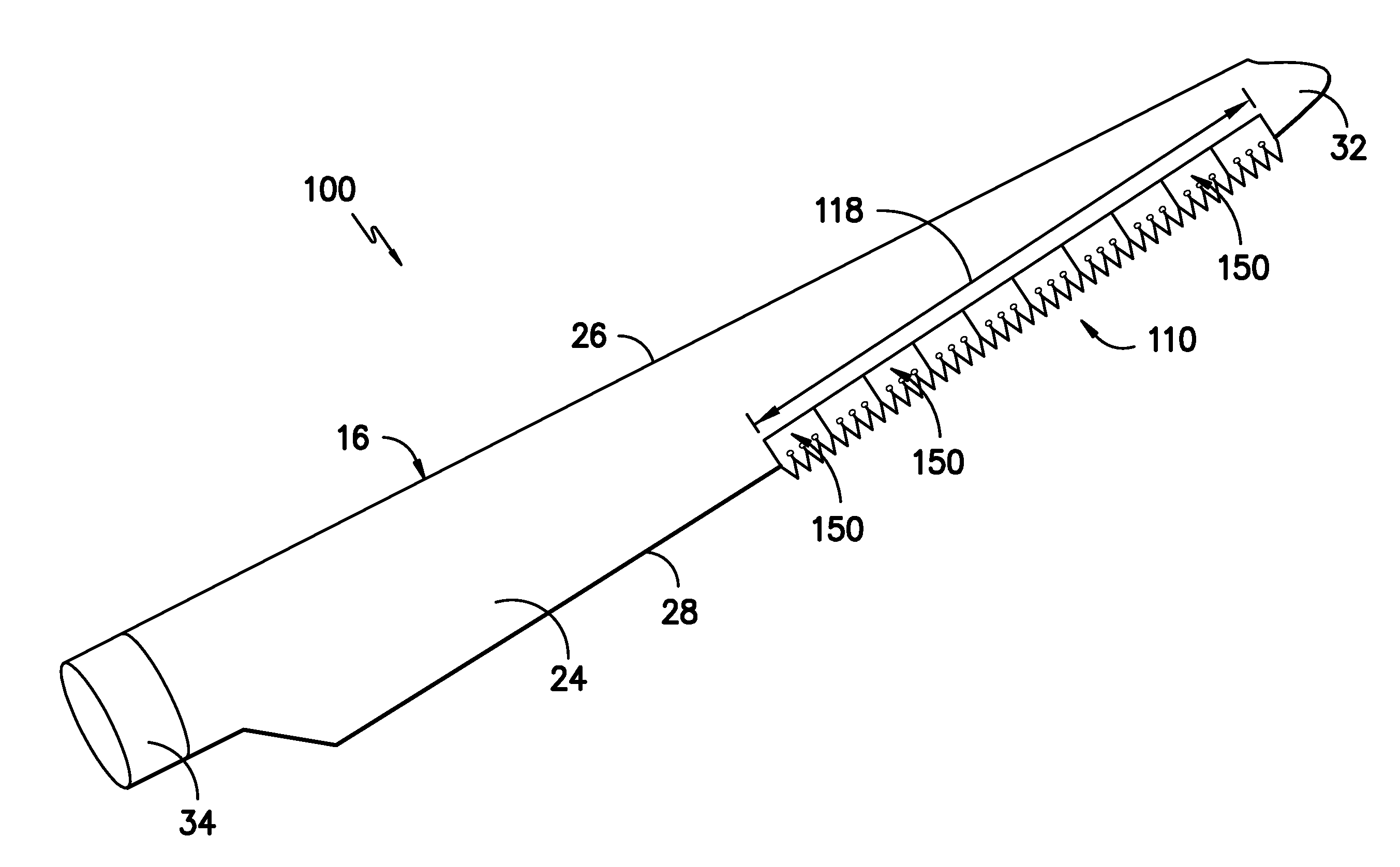 Noise reducer for rotor blade in wind turbine