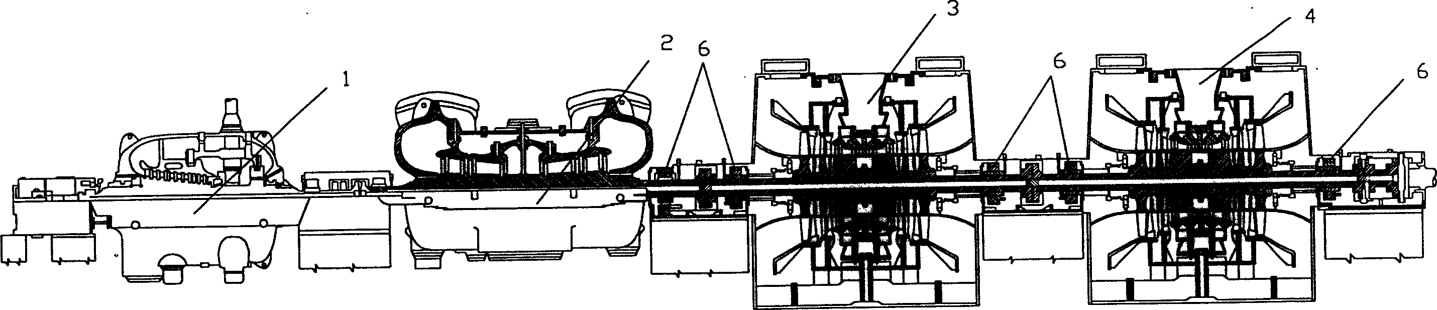 Super-supercritical air cooling steam turbine