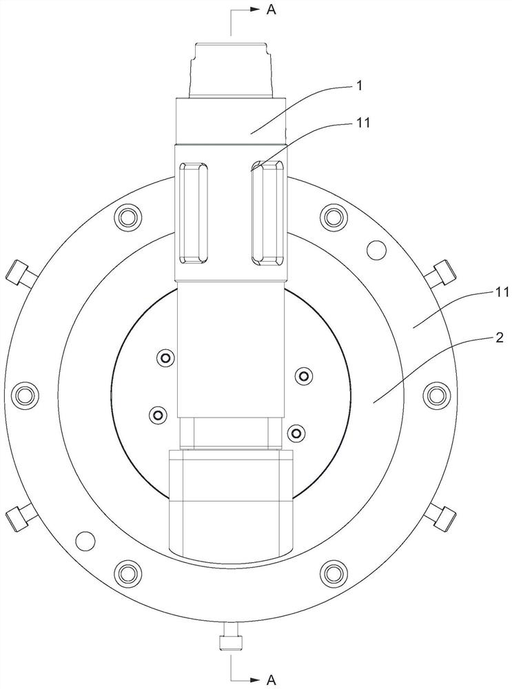 Non-fixed cathode electrolytic machining device