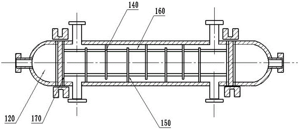 Shape memory alloy baffle heat exchanger and preparation method for baffles