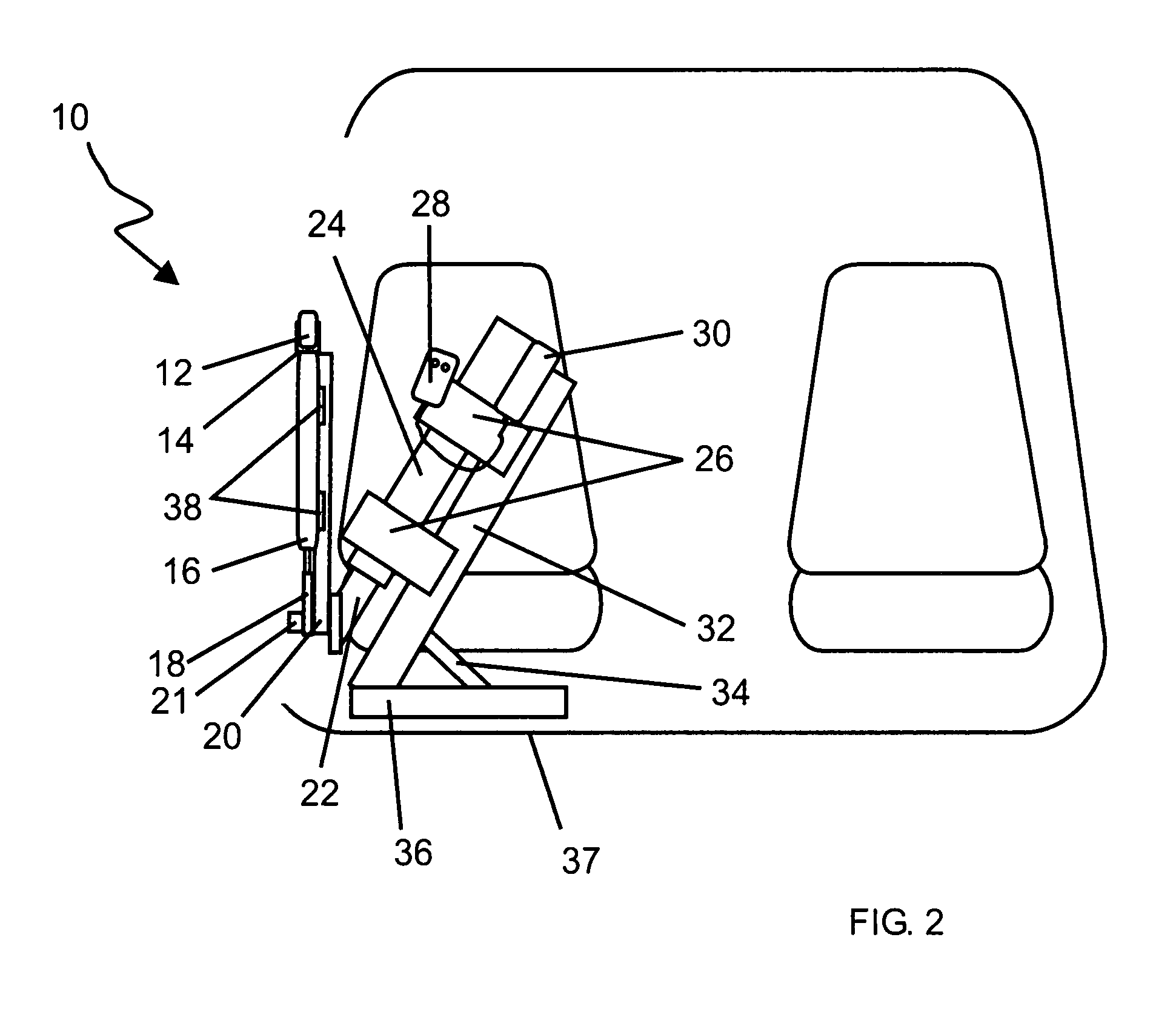 Electrically-actuated transfer seat