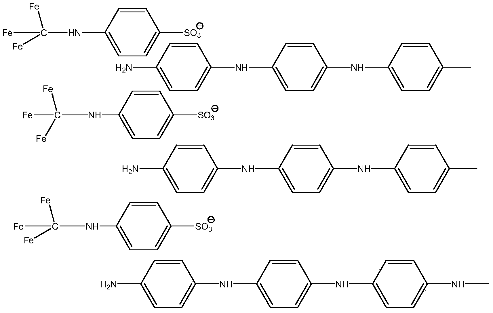 Doped polyaniline solid phase microextraction fiber preparation method and application