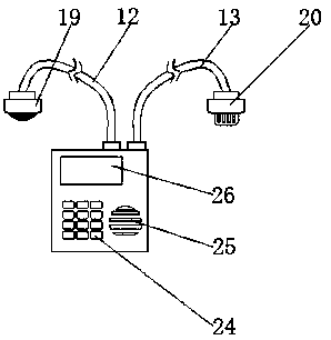 Intelligent firefighting lamp for high-rises