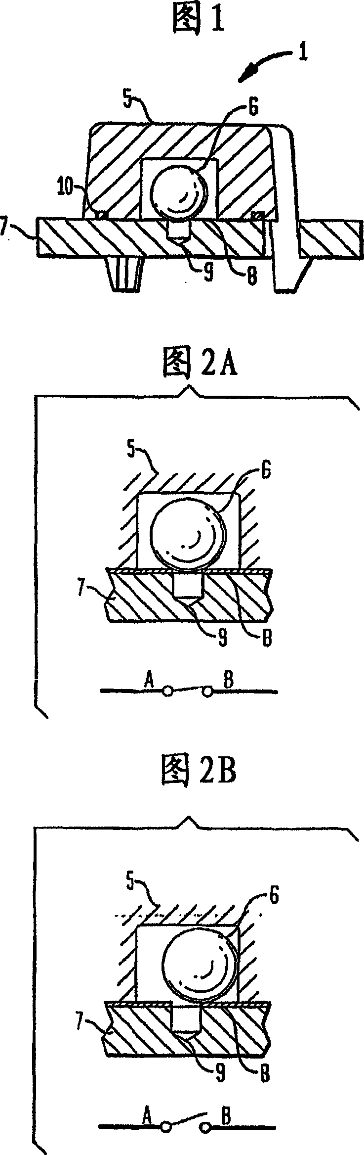 Mechanical motion sensor and low-power trigger circuit