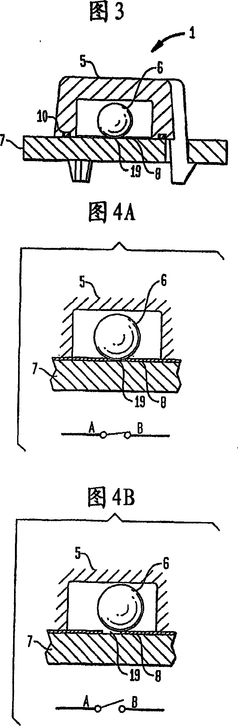 Mechanical motion sensor and low-power trigger circuit