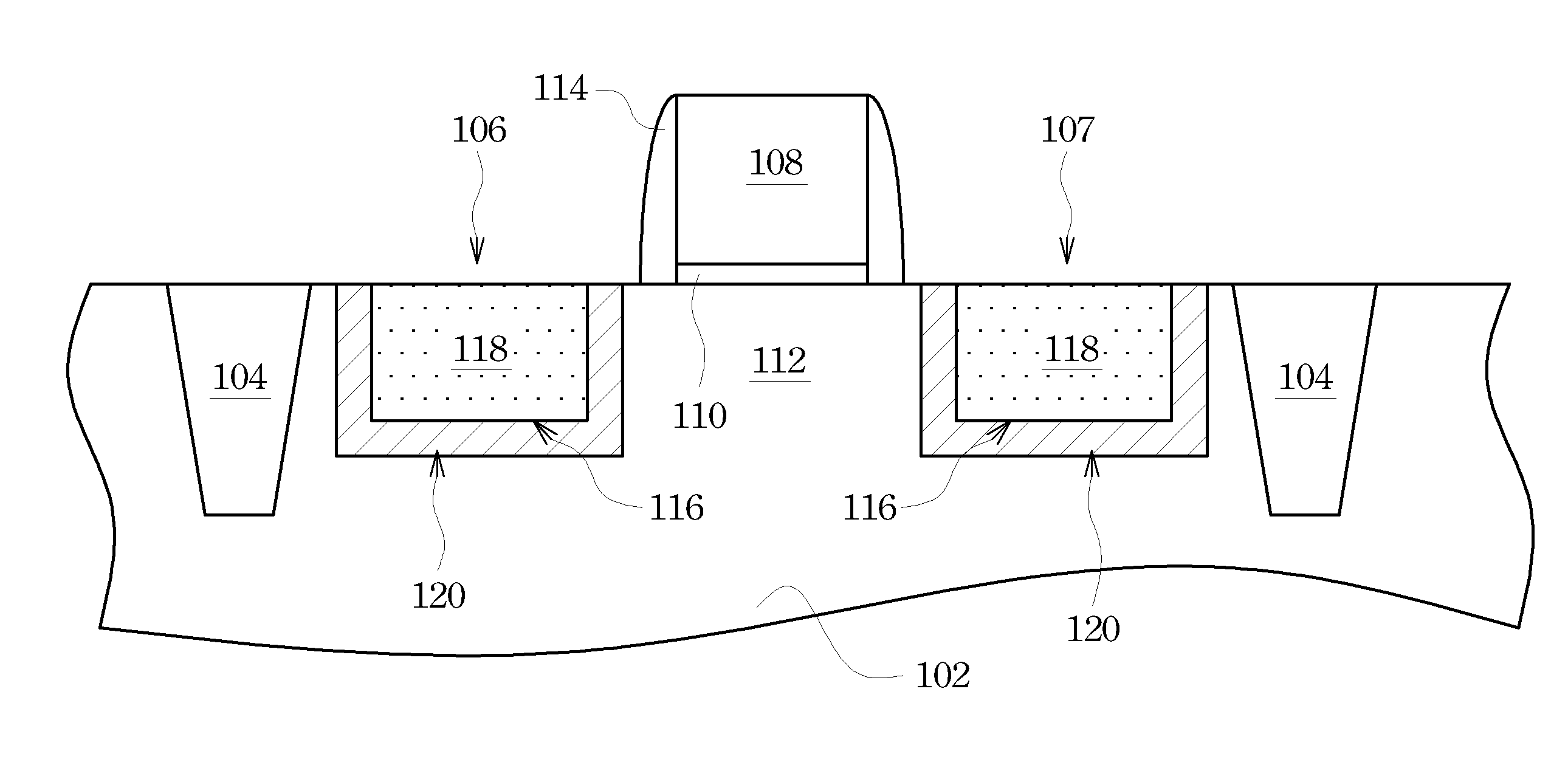 Source/drain carbon implant and RTA anneal, pre-SiGe deposition