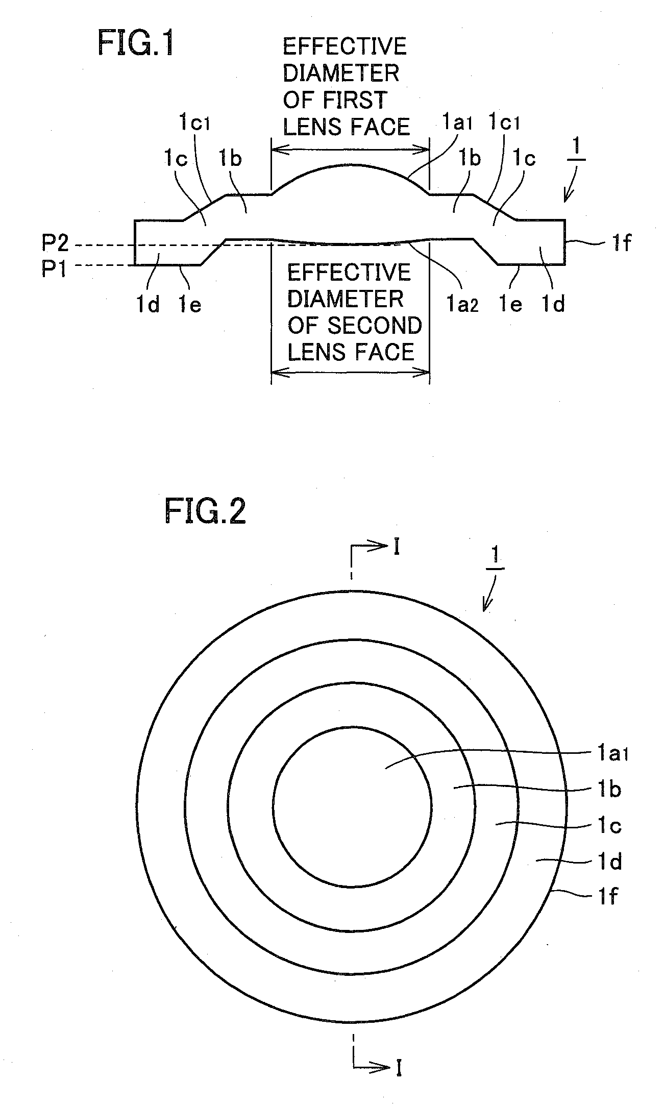 Optical lens, compound lens and method for producing the same, as well as cemented lens and method for producing the same