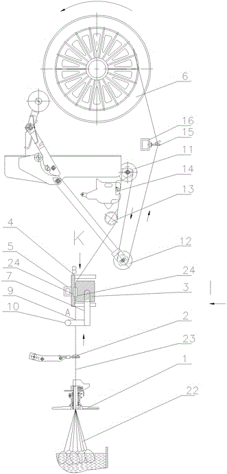 Croisure-replacing parallel block filament false twisting device