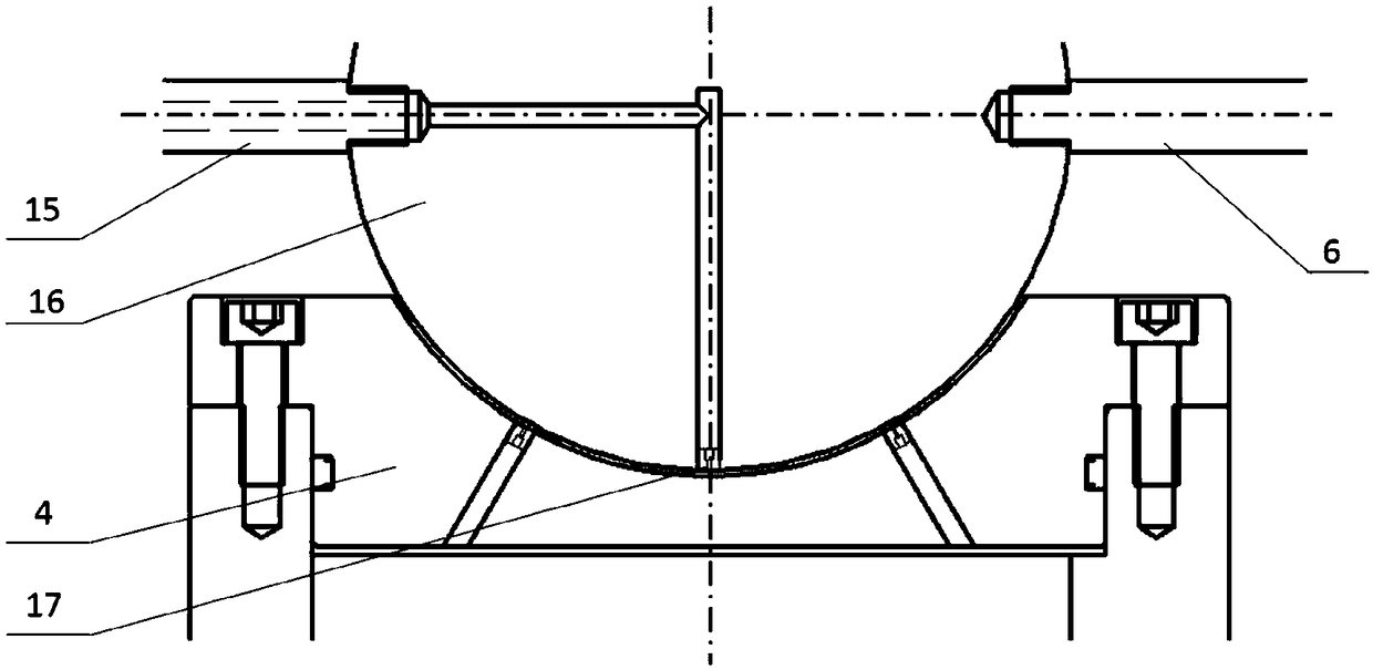 Performance detection device and detection method for air float ball bearing