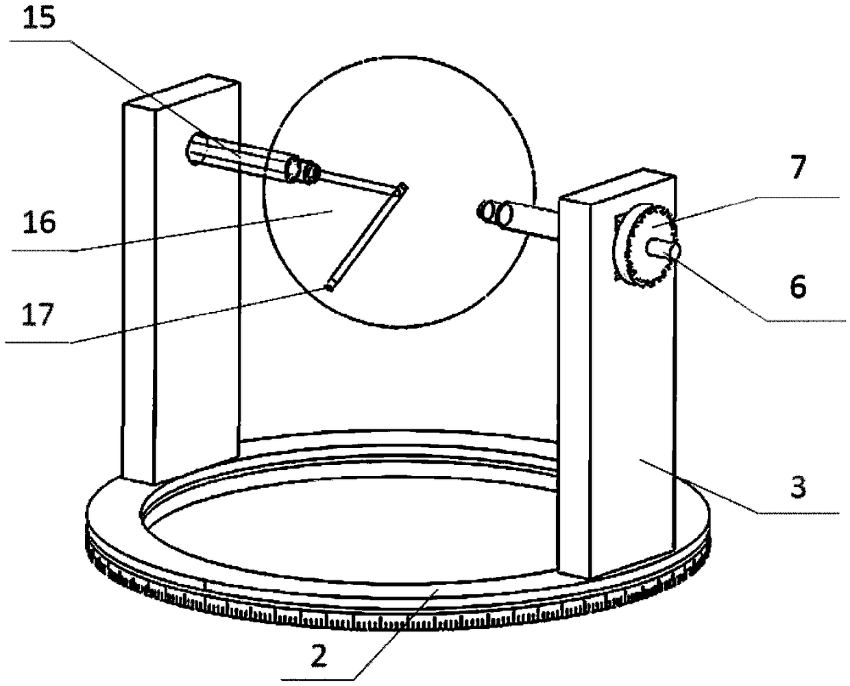 Performance detection device and detection method for air float ball bearing