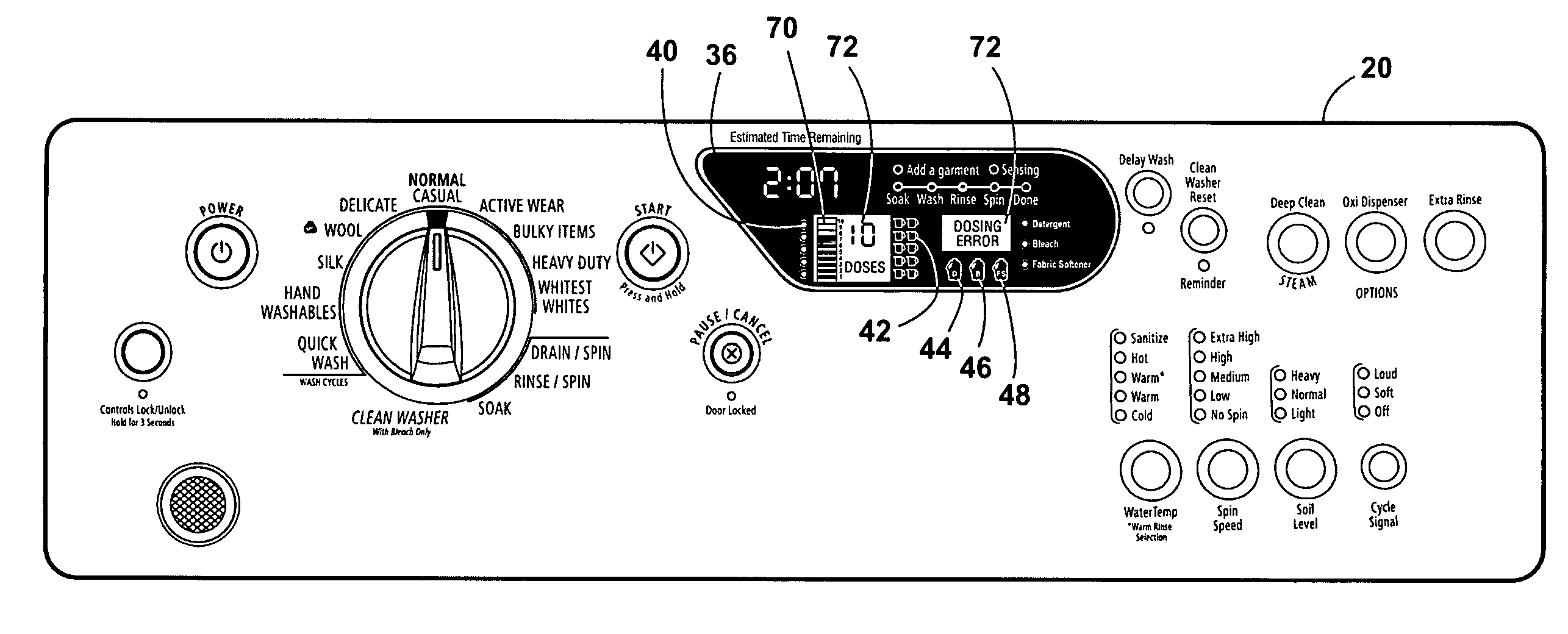 Method of indicating operational information for a bulk dispensing system