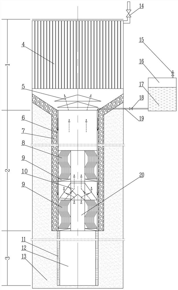 Ultra-long gravity heat pipe geothermal extraction device with steam-water separation