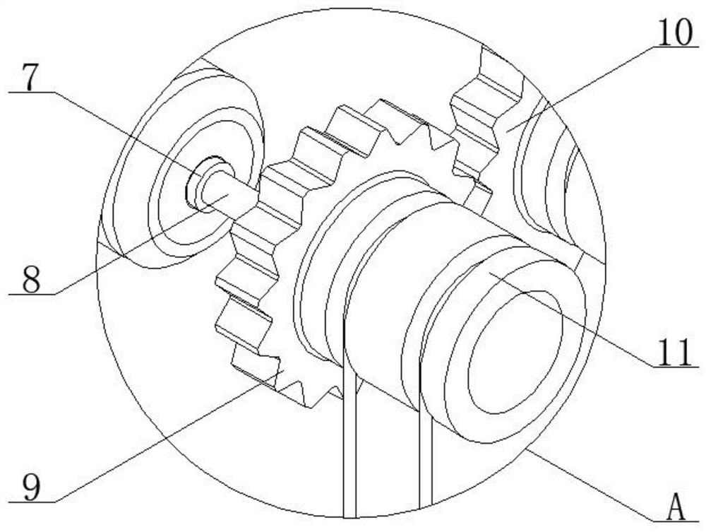 Mounting structure based on elevator guide rails