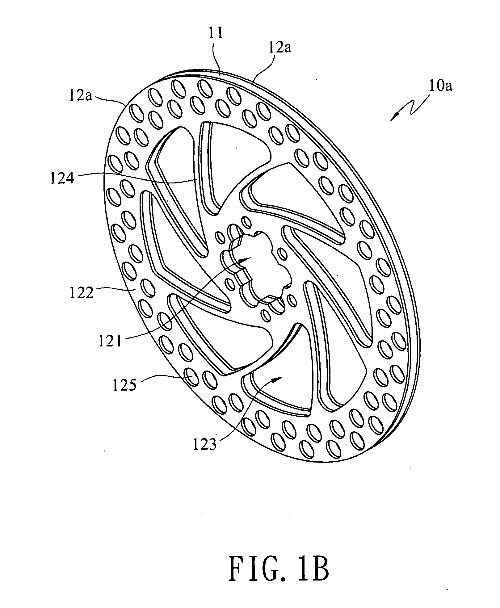 Brake disc structure with composite materials