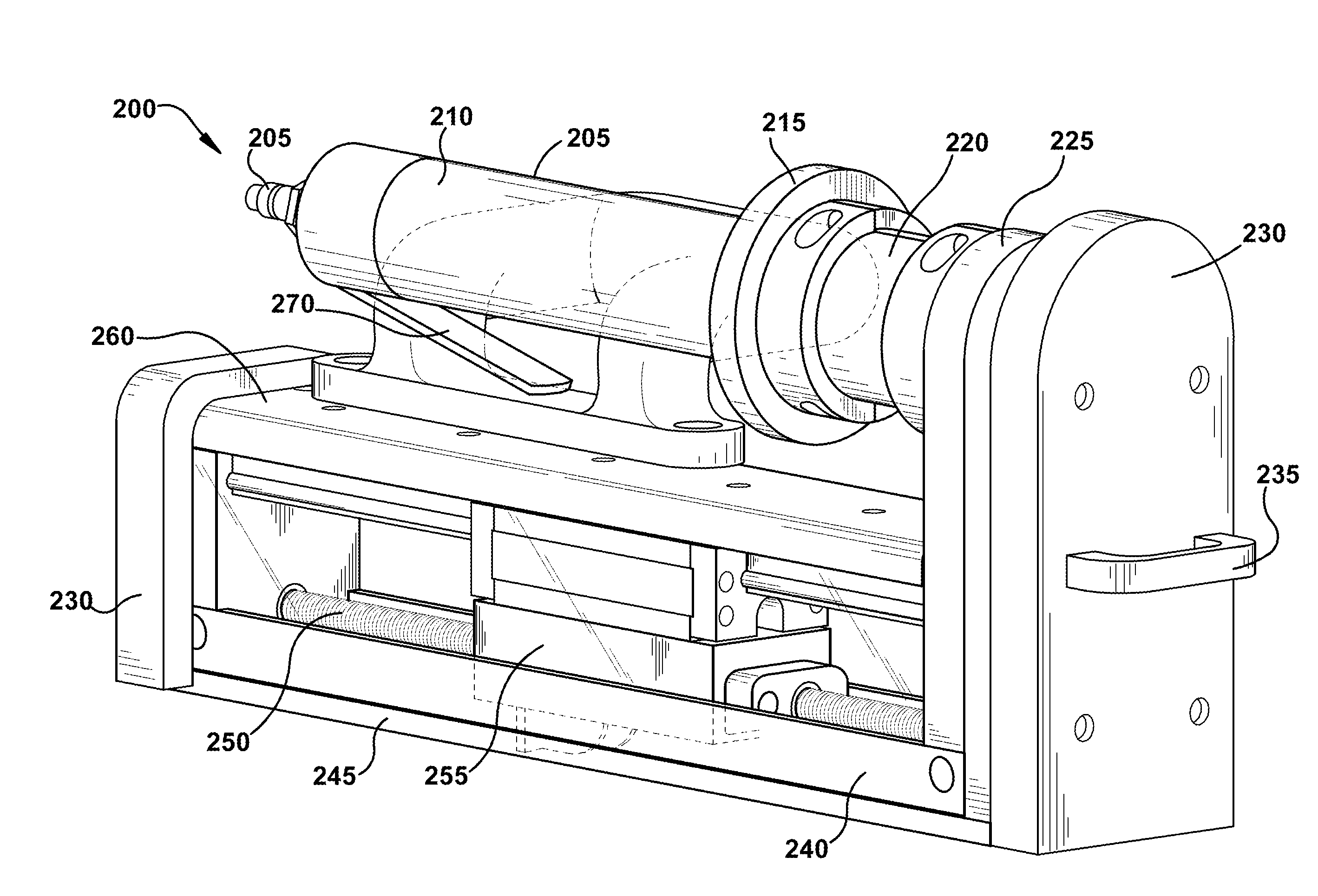 Tool for driving wedges or slides