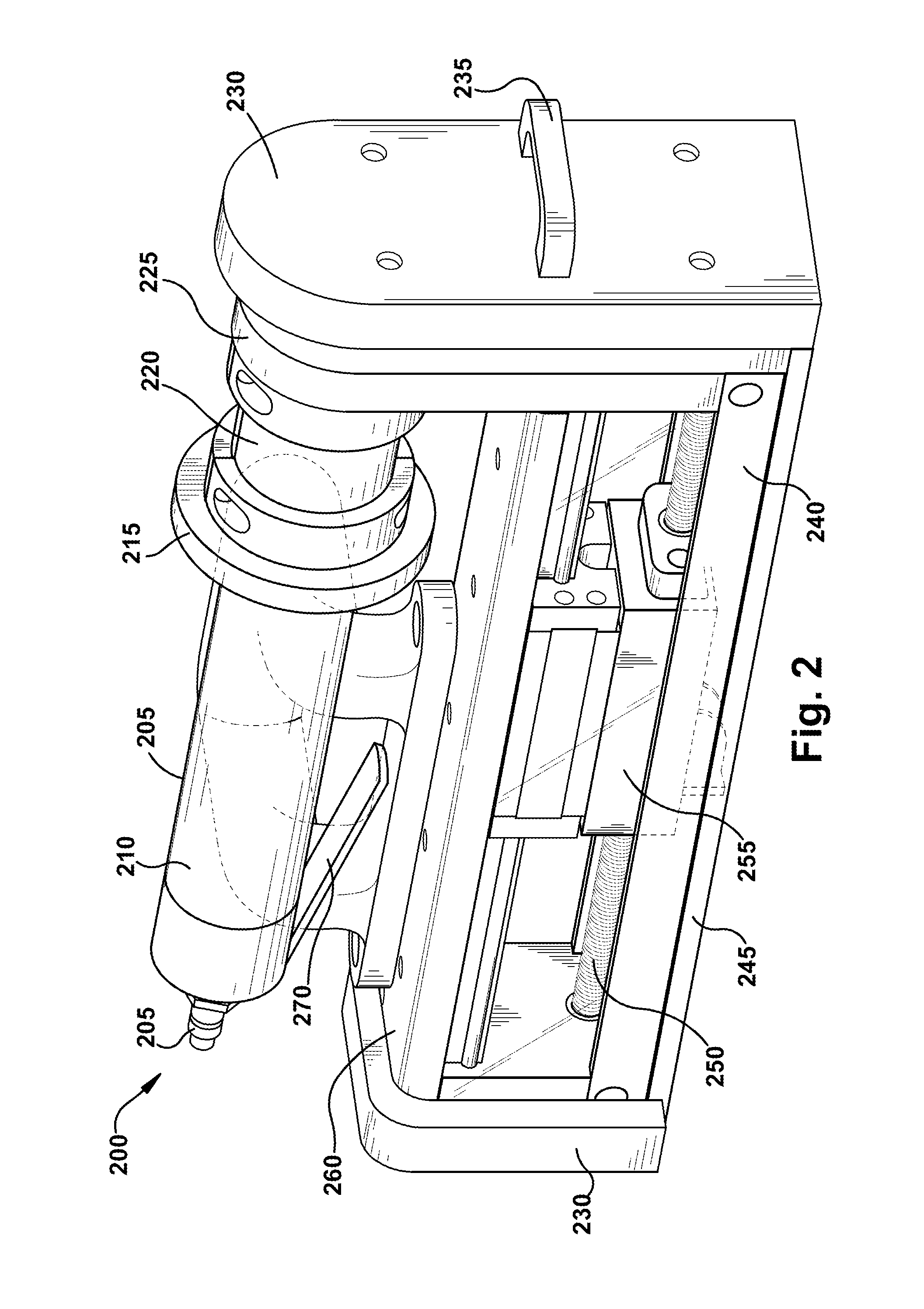 Tool for driving wedges or slides