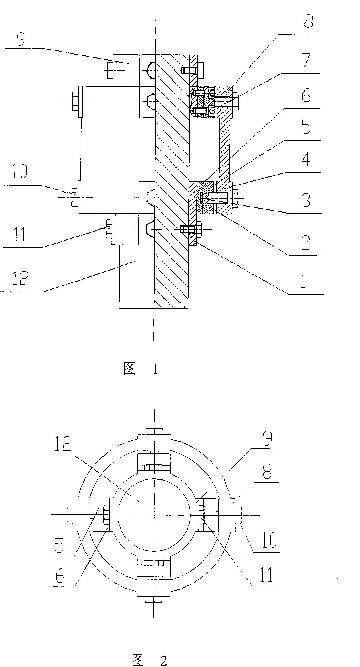 Three-dimensional force integrally assembled type six-dimensional force cell sensor