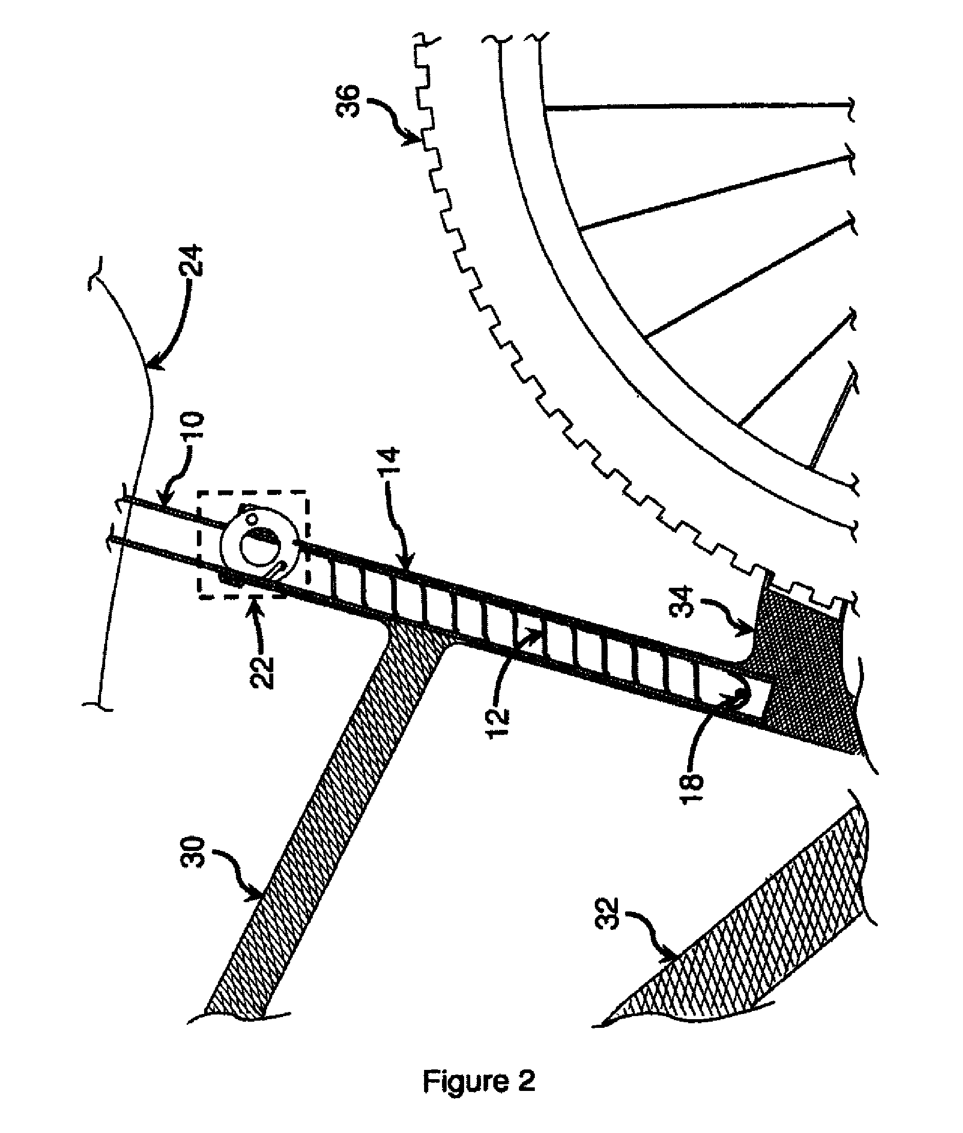 Bicycle saddle height adjustment apparatus