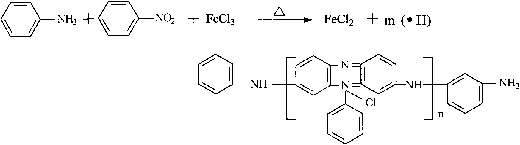 Method for directly producing water soluble aniline black