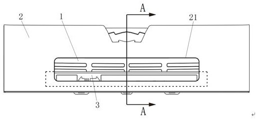 Storage structure, vehicle with same and application