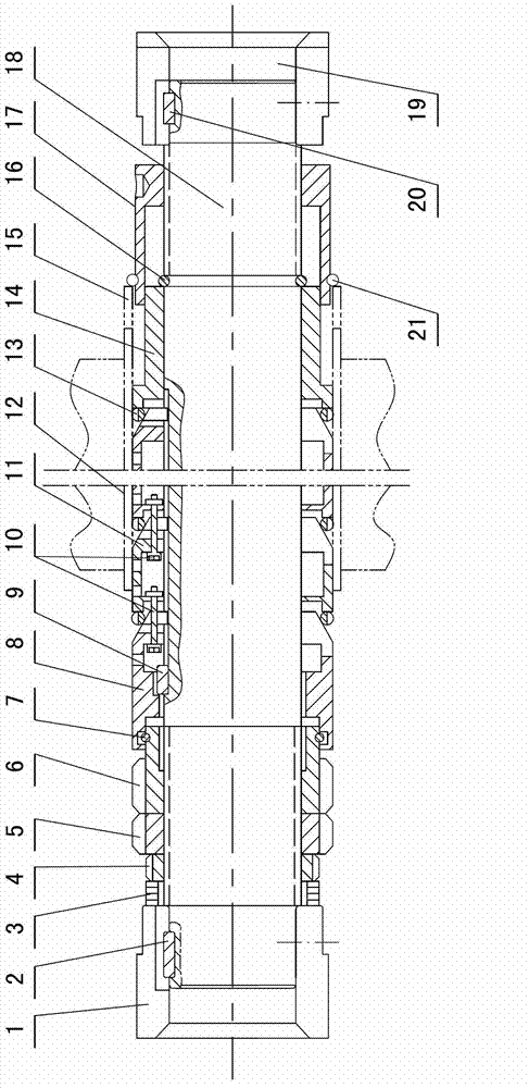 C-ring mechanical expanding shaft