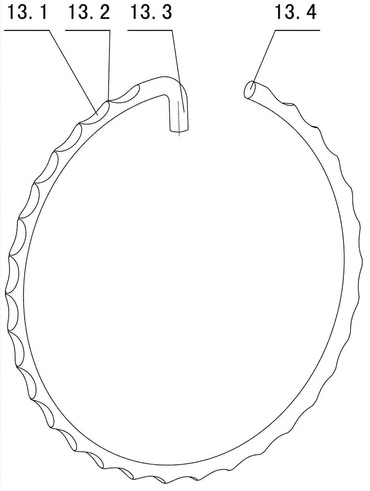 C-ring mechanical expanding shaft