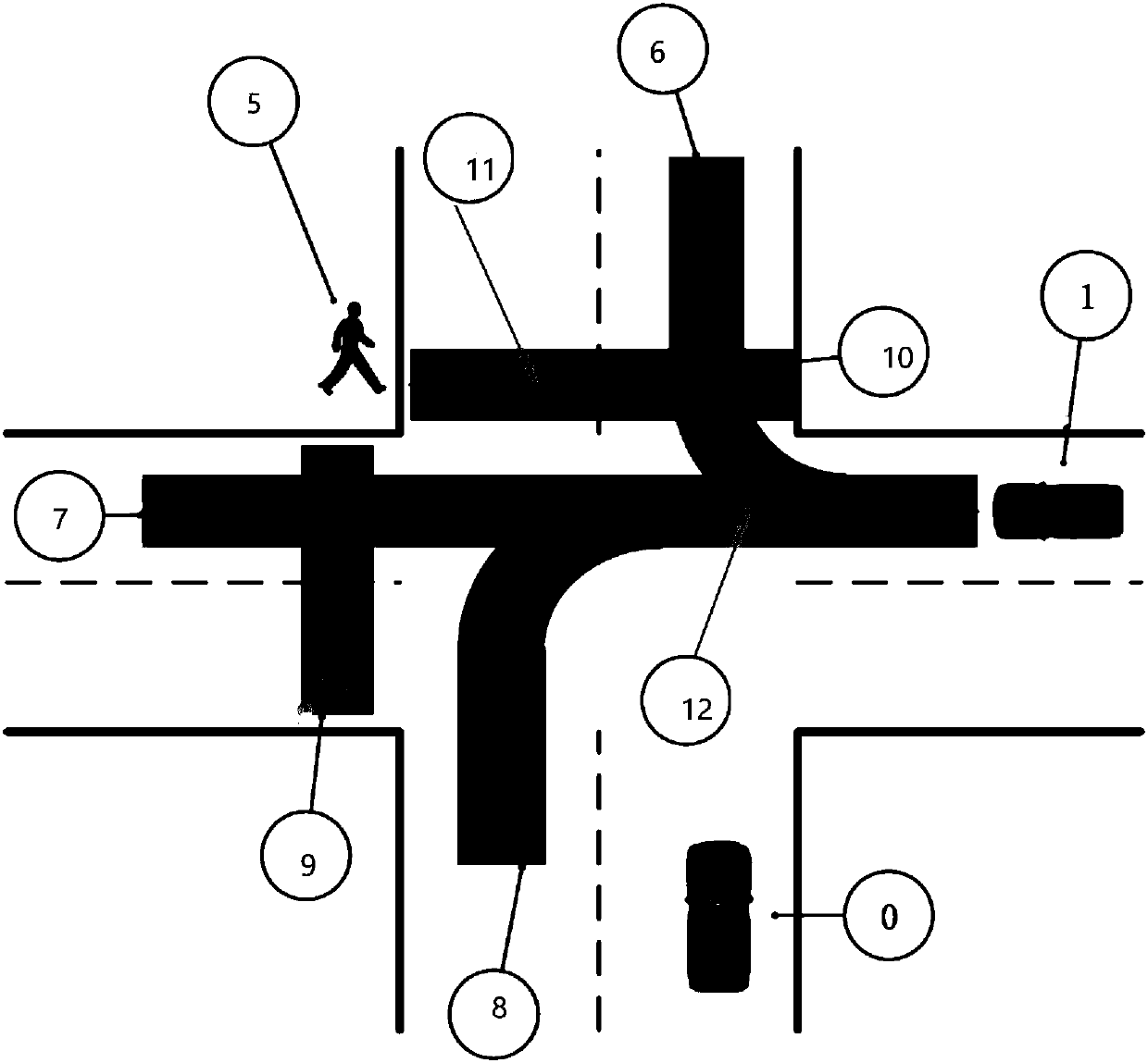 Obstacle trajectory prediction based auxiliary driving method and system