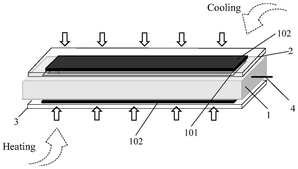 Nano-particle resuspension liquid cooling device and cooling method